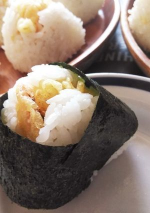 我が家の天むす（エビ天）-レシピのメイン写真