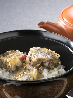 イノシシの煮こごり茶漬け-レシピのメイン写真
