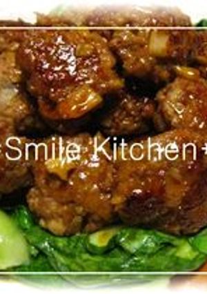✿ウンマ～イたたきレンコン入り肉団子✿-レシピのメイン写真