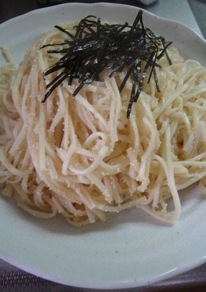 バター醤油焼たらこUDON-レシピのメイン写真