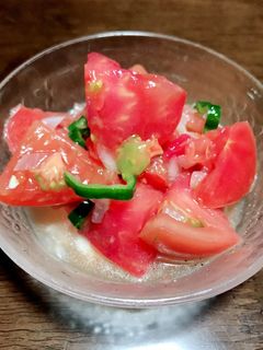 新玉ねぎとトマトのマリネ-レシピのメイン写真