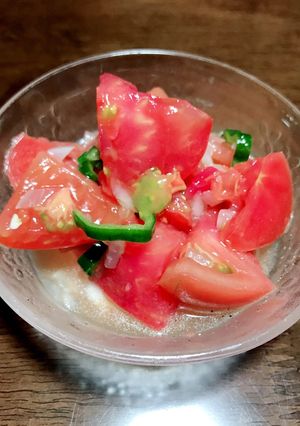 新玉ねぎとトマトのマリネ-レシピのメイン写真