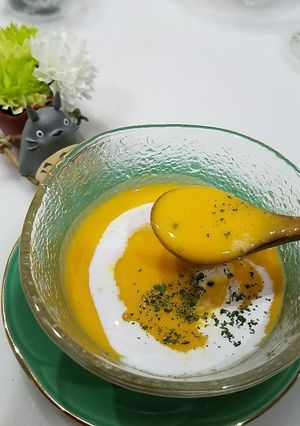 簡単で美味しいかぼちゃスープ-レシピのメイン写真
