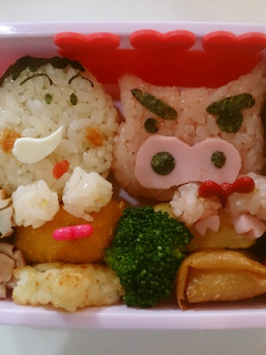 キャラ弁 ボーちゃんとぶりぶりざえもん-レシピのメイン写真