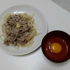 簡単！肉うどん-レシピのメイン写真
