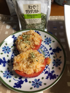 トマトのファルシーリゾット風-レシピのメイン写真