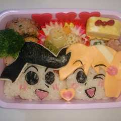 รูปของ キャラ弁　風間くんともえP