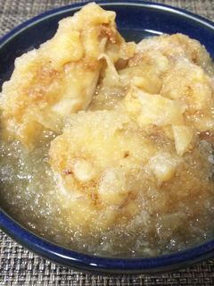 簡単リメイク・鶏唐揚げの蕎麦ツユみぞれ煮-レシピのメイン写真