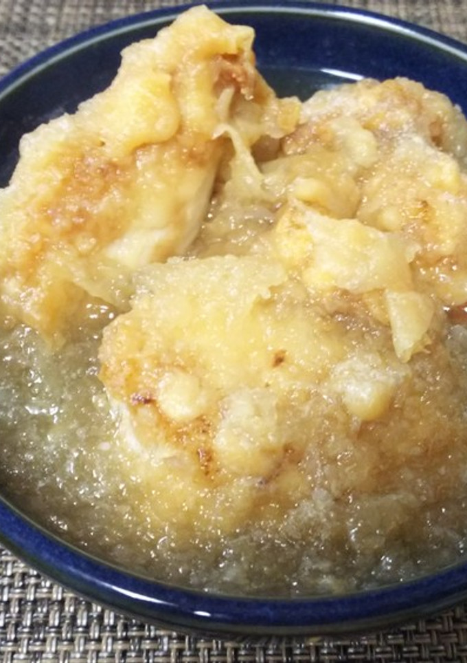 簡単リメイク・鶏唐揚げの蕎麦ツユみぞれ煮-レシピのメイン写真
