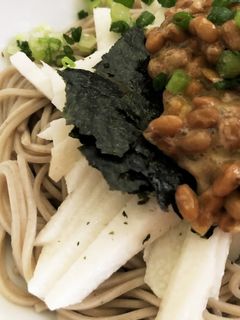 納豆山芋そば-レシピのメイン写真