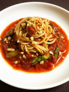 アスパラとツナの冷製トマトパスタ-レシピのメイン写真
