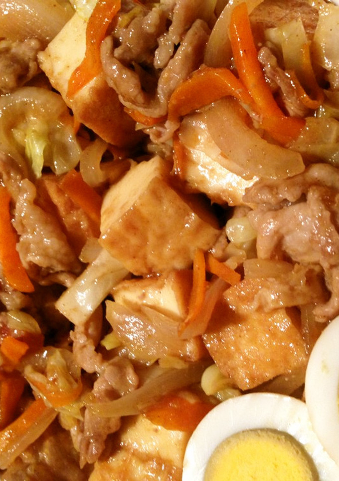 豚うすぎり厚揚げのカレー炒め-レシピのメイン写真