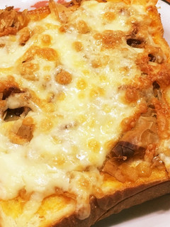 納豆ピザトースト-レシピのメイン写真