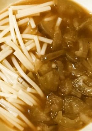 母親の介護食・嚥下食に茄子のカレーパスタ-レシピのメイン写真