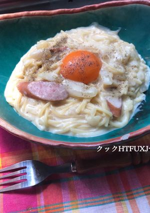 お味噌汁からカルボナーラ-レシピのメイン写真