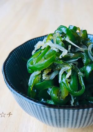 お弁当に！簡単常備菜ピーマンのじゃこ炒め-レシピのメイン写真
