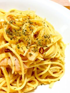 ペペたま☆ペペロン×カルボなパスタ-レシピのメイン写真