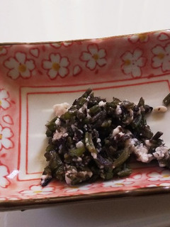 赤紫蘇茎の塩麹漬け-レシピのメイン写真