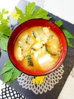 【ゴーヤチャンプルー風 お味噌汁】-レシピのメイン写真