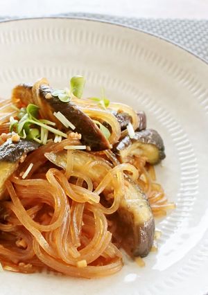 レンジで簡単☆なすと春雨のひき肉炒め-レシピのメイン写真