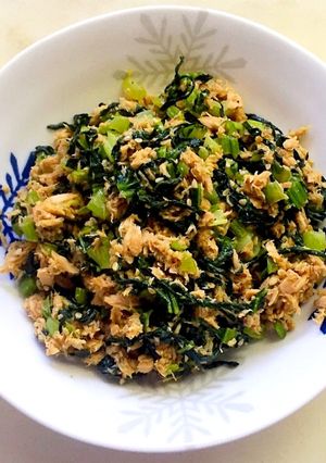 小松菜ご飯ですよ-レシピのメイン写真