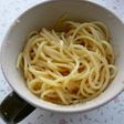 シンプル明太子パスタ