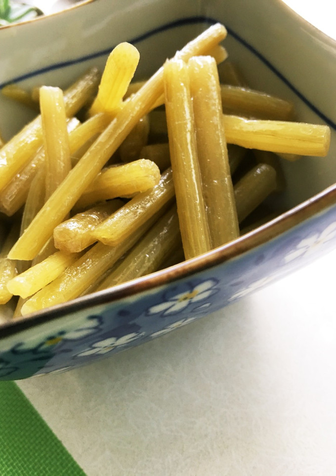 フキの油炒め-レシピのメイン写真