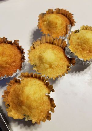 上がパリッとしたカップケーキ-レシピのメイン写真