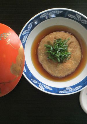 そばがきの揚げ出し-レシピのメイン写真