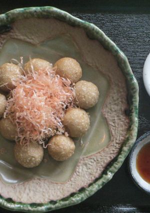 そばがきの揚げ団子-レシピのメイン写真