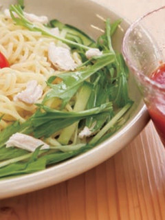 ひやしトマトめん-レシピのメイン写真