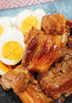 圧力鍋でお肉柔らか♪八角で中華風煮豚♪-レシピのメイン写真