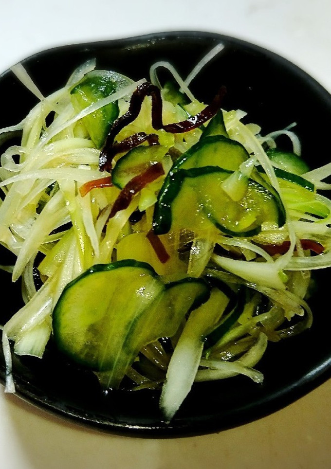 生らっきょうの塩昆布和え-レシピのメイン写真