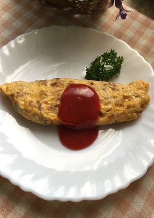ミートオムレツ♪-レシピのメイン写真