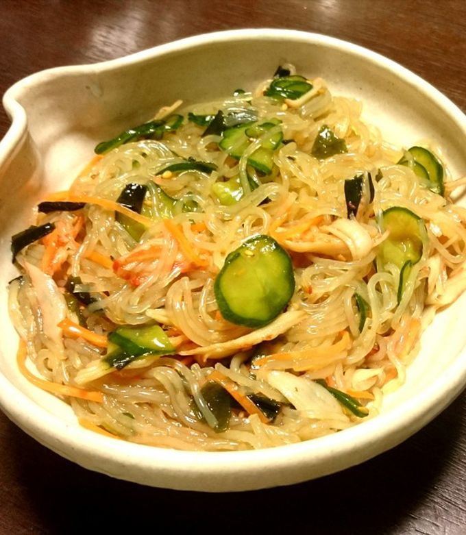 春雨ページ かにかまと野菜のレンジ春雨のレシピ・作り方・献立｜レシピ大百科