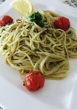アンチョビのシンプルパスタ-レシピのメイン写真