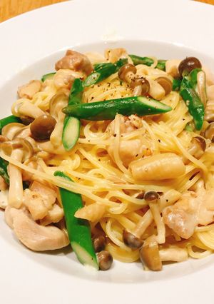 意外に合う？花椒入りクリームパスタ-レシピのメイン写真