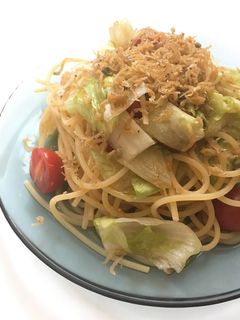 ちりめん山椒の冷製パスタ-レシピのメイン写真