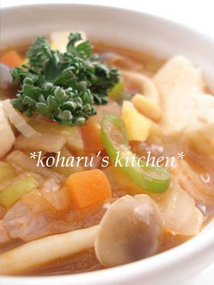 *ねぎだくさん豆腐ミネストローネ*-レシピのメイン写真
