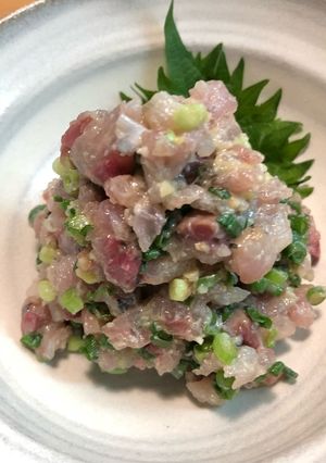 鯵のなめろう♪ （備忘録）-レシピのメイン写真