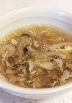 きのこ&にんたまスープ-レシピのメイン写真