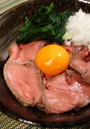 バーミヤン再現！ローストビーフまぜそば♪-レシピのメイン写真