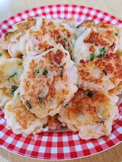 簡単☆えびとはんぺんのフワフワ焼き-レシピのメイン写真