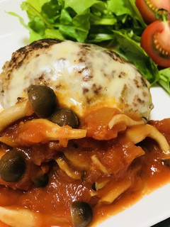 簡単イタリアンチーズハンバーグ-レシピのメイン写真