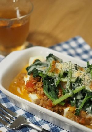 【小麦粉不使用】豆腐のミートグラタン風-レシピのメイン写真