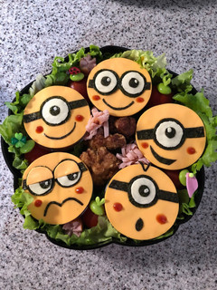 ミニオン☆運動会に☆キャラ弁☆-レシピのメイン写真