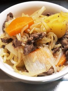 牛薄切り肉の肉じゃが-レシピのメイン写真