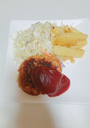 ハンバーグ-レシピのメイン写真