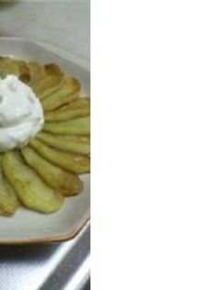 焼きりんご★ヨーグルトクリーム添え-レシピのメイン写真