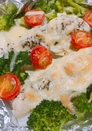 ささみのオーブンチーズ焼き-レシピのメイン写真